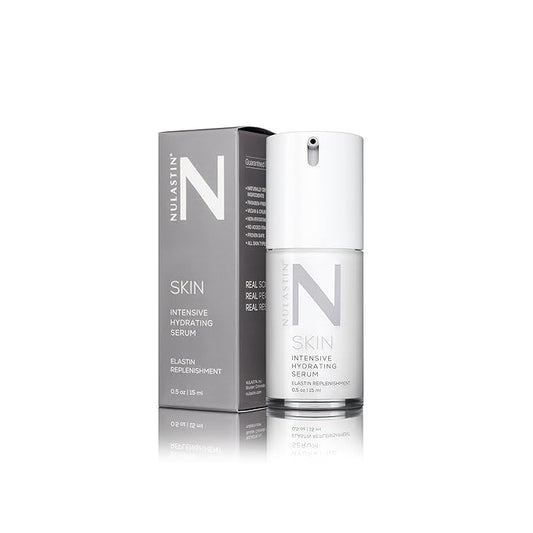 NULASTIN Elastaplex & Hyaluronic Acid Serum for Face, Lips & Décolleté - SKIN Intensive Hydrating Serum - Promote Dewy Radiance in Aging Skin (0.5 oz)