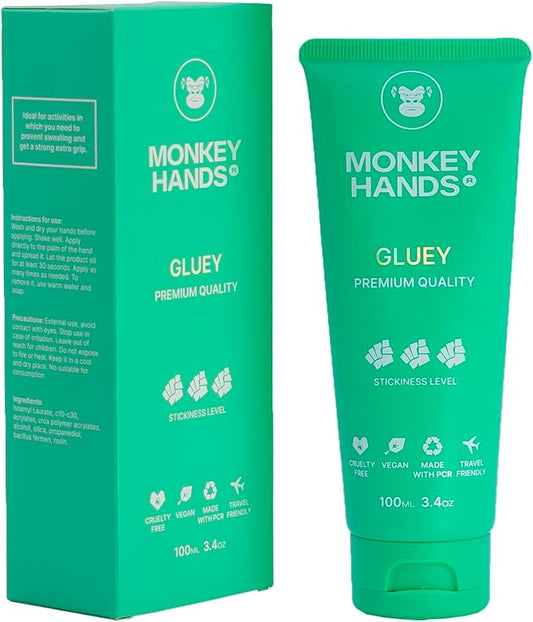 MONKEY HANDS MonkeyHands Gel Grip Pole Dance, Calisthenics, Rings, Parkour, Gymnastics, Padel, Tennis and More - High Performance - Skin Friendly, Vegan, Without Parabens and Petrolatum - 100ml.