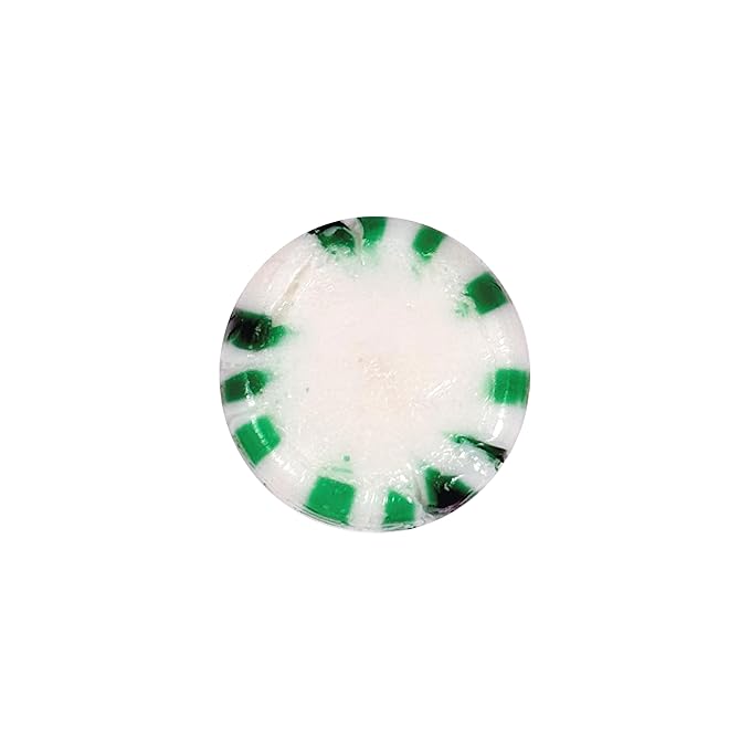 Arcor Starlight Spearmint Candy, 1 Pound Bulk Spearmint Hard Candy (Approx. 75 pcs.), Green Mints Individually, Green Candy