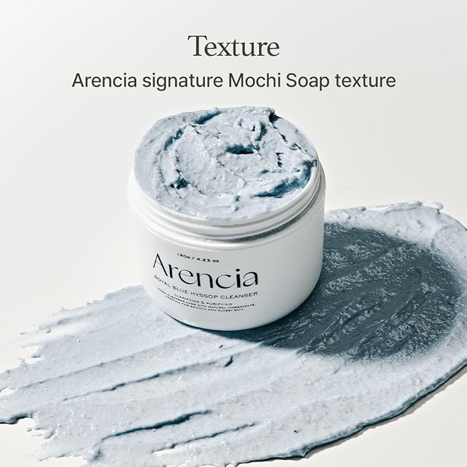 Hyssop Brightening & Deep-Cleansing Face Scrub & Exfoliator - All Skin Types, For Sebaceous Filaments & Blackheads (4.23oz)