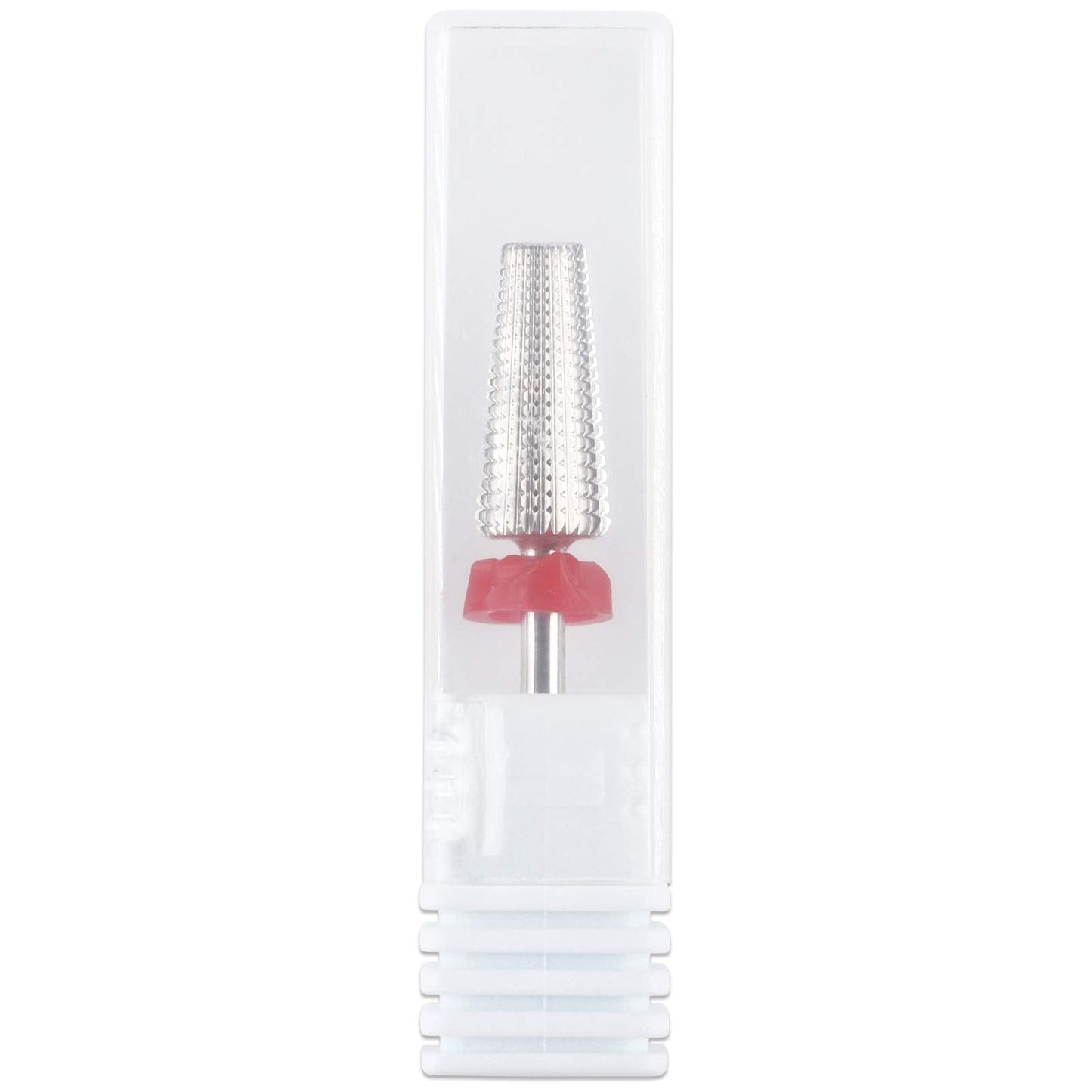 PANA Nail Carbide 5 in 1 Bit - Two Way Rotate use for Both Left and Right Handed - Fast Remove Acrylic or Hard Gel - 3/32" Shank - Manicure, Nail Art, Drill Machine (Fine - F, Silver)