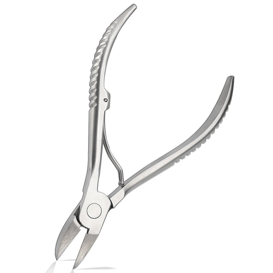 Heavy Duty Podiatrist Toenail Clippers for Thick and Ingrown Nails, Hand Forged Stainless Steel Toe Nail Clippers for Men Women Seniors