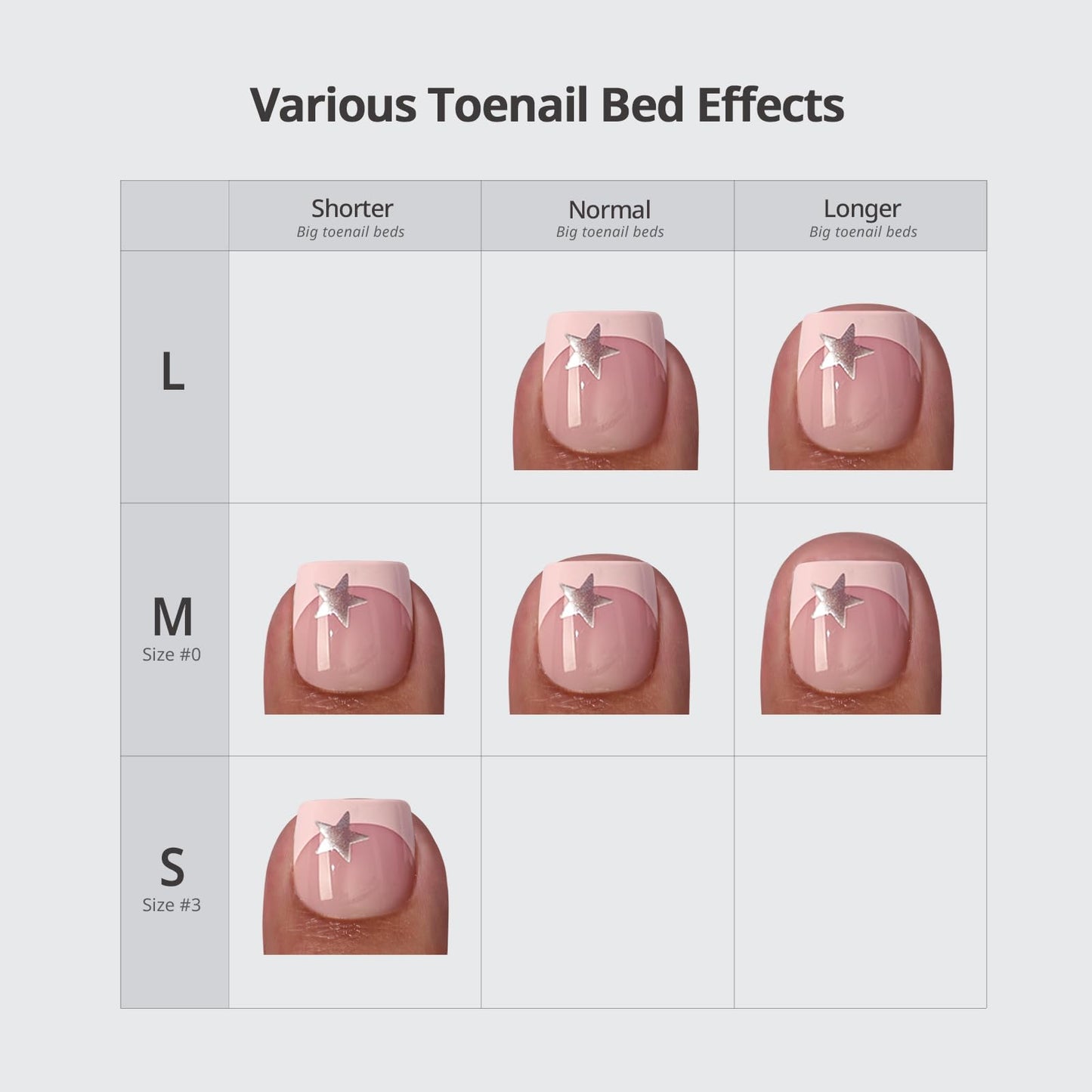 BTArtbox Press On Toenails Short - Wild Bloomery, Lamp-Curable 4-Week Wear Pink French Tip Square Toe Nail Press Ons with Glue and Adhesive Tabs, Easy-to-Apply in 15 Sizes - 30 Toenails All-in-One Kit