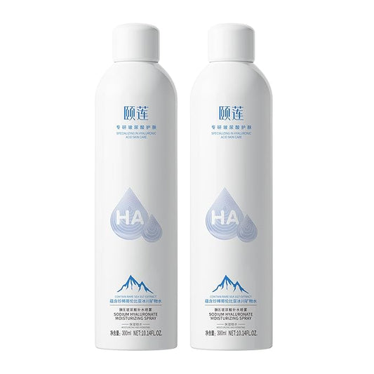 YILIAN Face Mist Natural Facial Spray with HA, Soothing and Calming Sensitive Skin, 10.14 fl. oz. 2 Packs