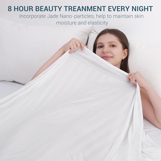 Elegear Revolutionary Cooling Blanket Twin, Absorbs Heat to Keep Body Cool for Night Sweats, Double Sided Arc-Chill3.0 Cool Fiber Q-Max>0.5, Lightweight Summer Cold Blankets Sleeping 59" x 79"