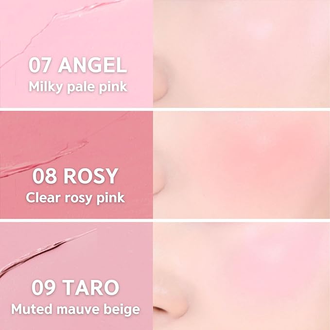 BBIA Ready To Wear Downy Cheek Cream Blush 8 Color - Creamy Blendable & Buildable Blush Dewy Texture & Matte Finish High Pigment Longlasting Lightweight Natural Face Makeup, 0.12oz (05 DOWNY CORAL)
