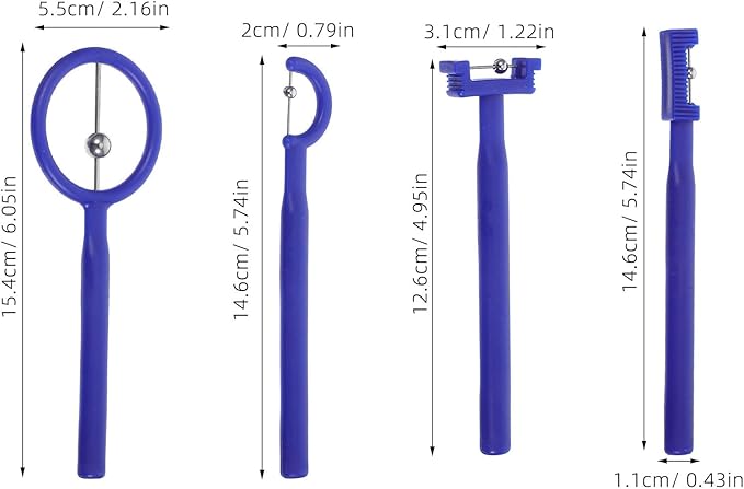 4pcs Tongue Tip Training Tool for Kids Speech Rehabilitation Training Device Oral Muscle Exerciser Tongue Exerciser for Speech Therapy