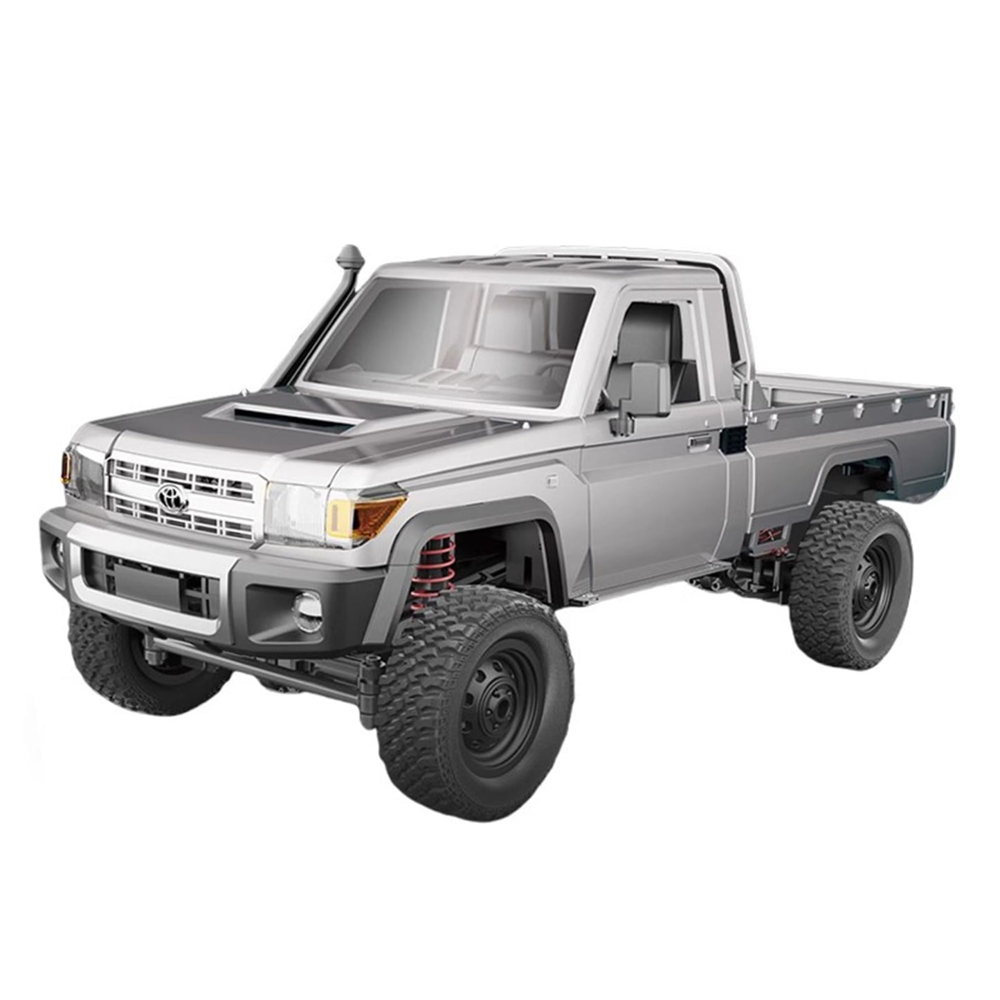 Upgraded MN82 PRO LC79 RC Rock Crawler, 1/12 MNRC RC Crawler 4x4 Toyota LC79 Off Road RC Pickup Truck, 4WD 2.4GHz RC Climing Car RTF with LED Lights for Adults