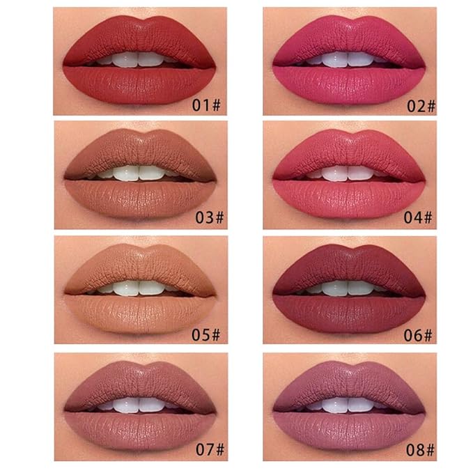 Kaely 2Pcs Mocha Beige Longwear Liquid Lip Liner Waterproof, 24 Hour Long Lasting Lip Liner Stain Marker Pen, 2-in-1 Matte Semi Permanent Lipliner & Lipstick, Vegan & Cruelty-Free, 03+07