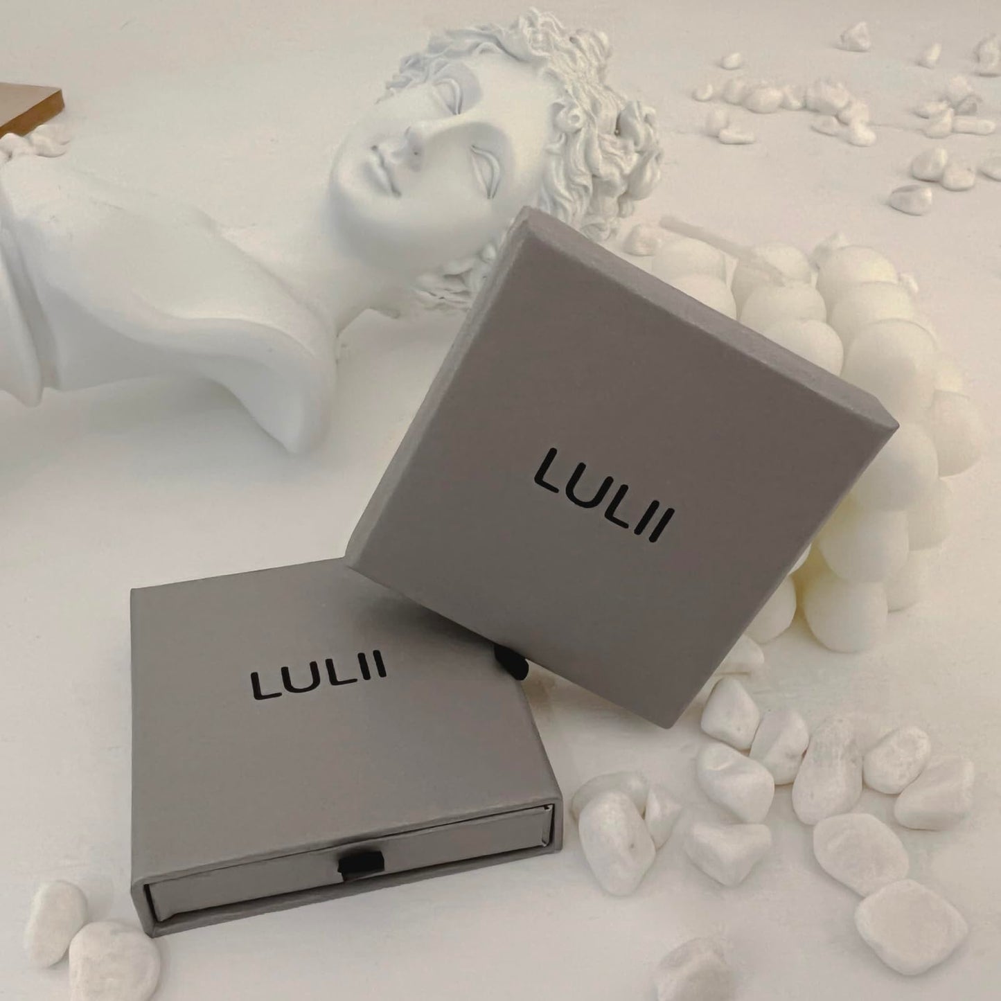 LULII Silver Necklace for Women Trendy Dainty Silver Plated Long Drop Necklaces Lariat CZ Pendant Necklace Simple Jewelry for Women Gifts