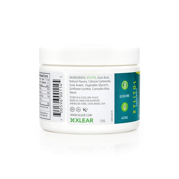 Spry Fresh Natural Xylitol Chewing Gum Dental Defense System - Aspartame-Free, Sugar-Free, Non-GMO, Gluten-Free (Wintergreen, 100-Count, Pack of 2)