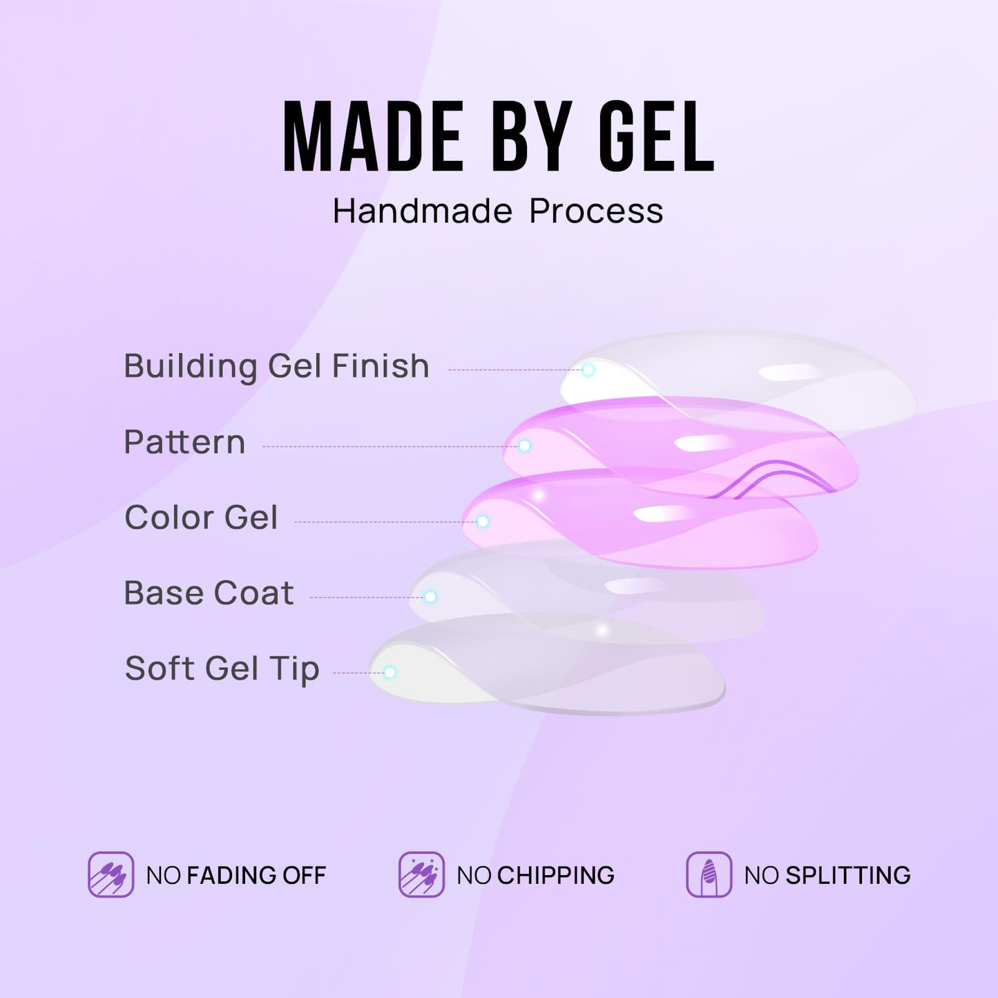 BTArtbox Press On Nails Almond - Medium Cat Eye French Tip Nails with Glue for Daily Nail Art, Fake Nail Extensions In 16 Sizes - 32 Nail Kit, Liquid Radiance