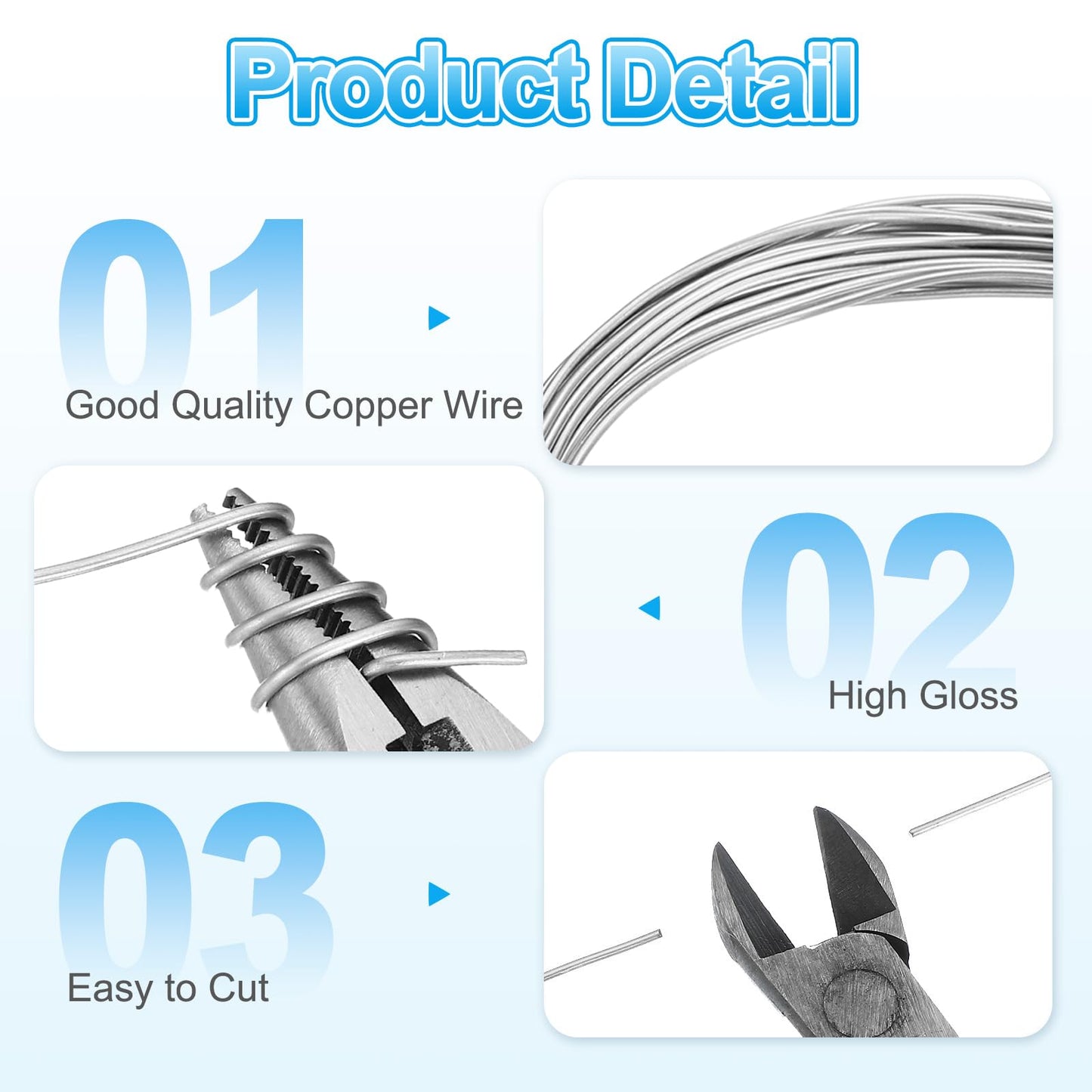 MECCANIXITY 328 Feet Aluminum Craft Wire, 18 Gauge (1mm) Sculpting Metal Armature Craft Wire for DIY Jewelry Making Beading Floral with Cutter Silver, 2 Pcs