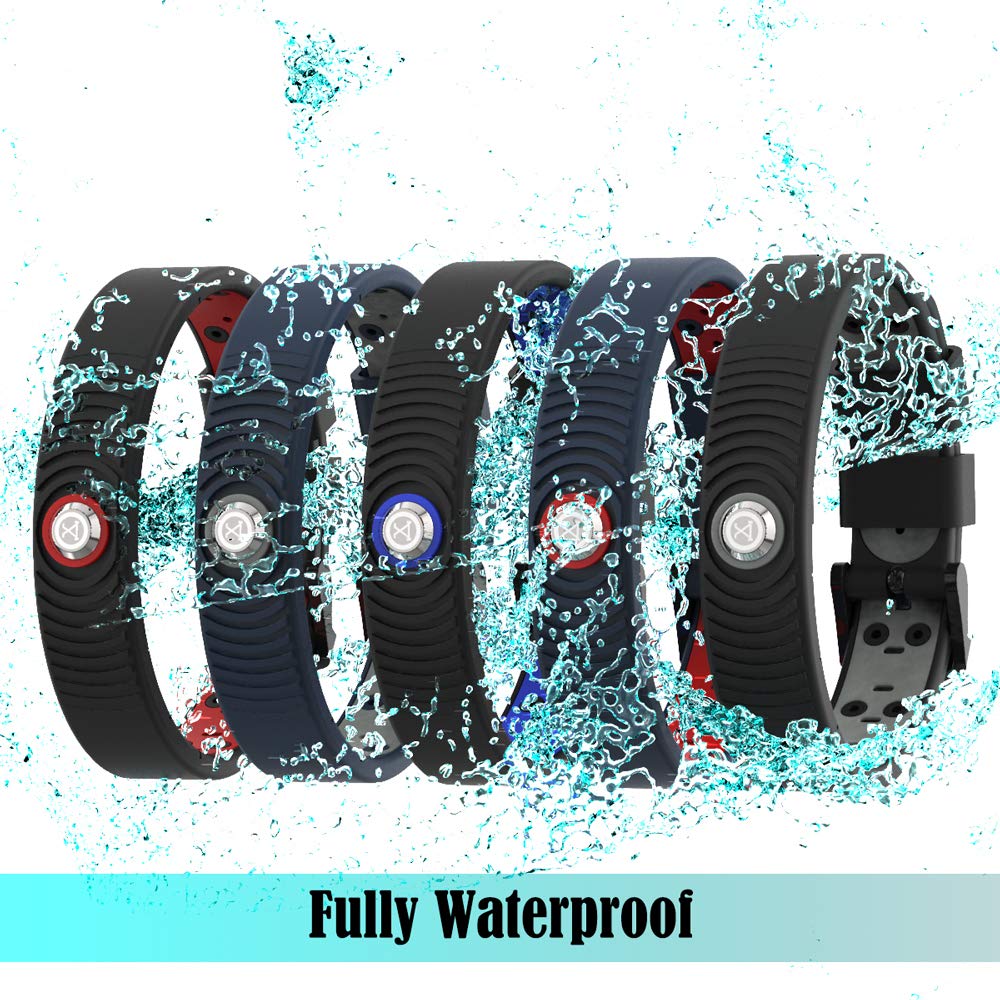 PROEXL 18 MAX Sports Magnetic Bracelet for Men - Waterproof - Breathable Strap - Super Strength - Blue Gray