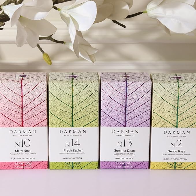 Armenian Herbal Tea No. 17 – Mountain Breeze | Blend with Black Currant, Rose Hip, Rose Petals, Oregano Flowers & Black Currant Leaves | 1.75 oz Loose Leaf | Premium Wild Mountain Tea Gift Box for Wellness & Harmony