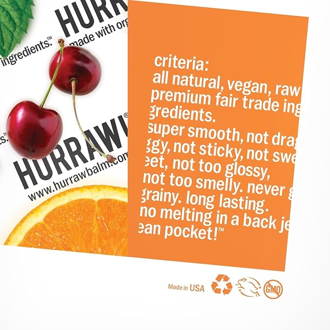 Hurraw! Moon Night Treatment (Blue Chamomile, Vanilla) Lip Balm, 2 Pack: Organic, Certified Vegan, Cruelty and Gluten Free. Non-GMO, 100% Natural Ingredients. Bee, Shea, Soy and Palm Free. Made in USA