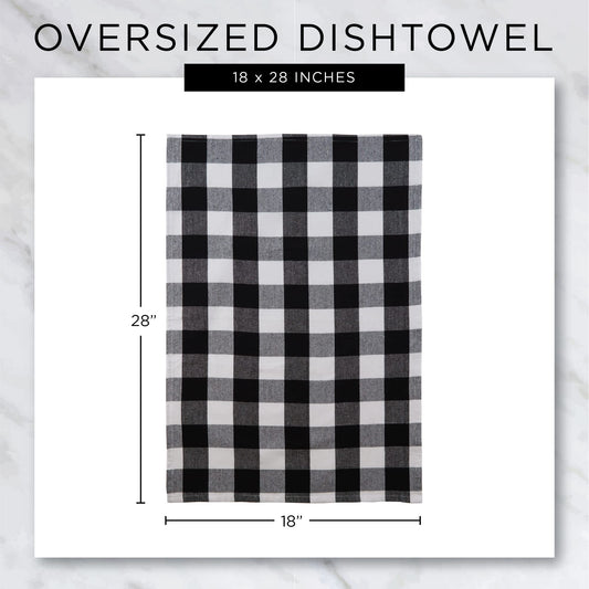 DII Assorted Woven, Kitchen Dishtowel Set, 18x28, Honey Gold, 5 Piece