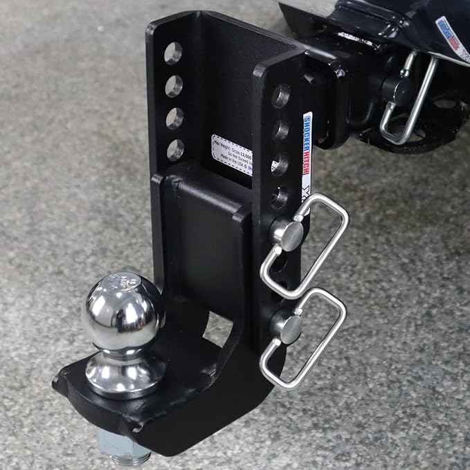 Shocker XR Adjustable Drop Hitch, Fits 2-1/2"Hitch Has 2-5/16"Ball 0-7-1/2" Drop
