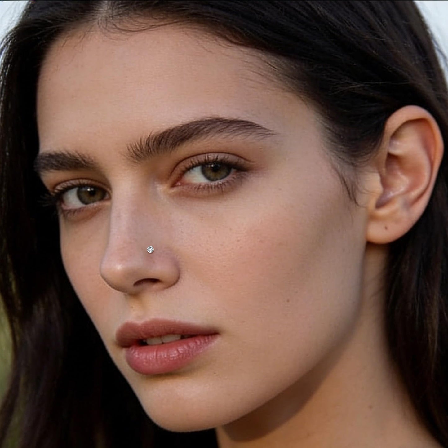 JFORYOU FORYOU Fake Nose Ring Fake Nose Piercing Fake Nose Rings Hoop for Women Faux Nose Piercing Clip on Non Pierced Faux Body Piercing Jewelry for Women Men