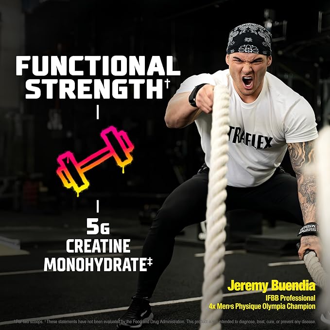GAT SPORT Nitraflex KAOS Stimulant Free Pre-Workout (White Cherry Limeade)