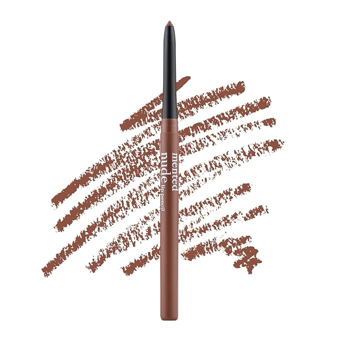 Mented Cosmetics Lip Liner for Women, Dark Brown Lipliner Lip Pencil, Waterproof Lipliner, Vegan + Cruelty Free Makeup, Nude