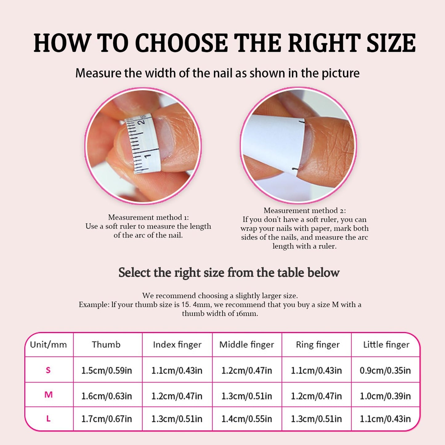 Handmade Press on Nails Short Square 3D Floral Pink French Tip Acrylic Fake Nails with Rhinestone Designs Muti-Layer Gel Thicked Stick on Nail Art Glossy False Nails for Women (M)