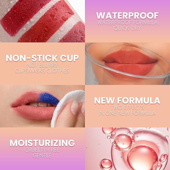 Jolilab Lip Stain Masque,Wipe Off Lip Tint,Waterproof,Transfer proof,Highly Pigmented,Ultra Long Lasting Lip Stain Peel off Makeup With Matte finish for All-day Wear.(#05 CARAMEL BROWN)