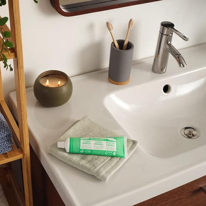 Dr. Bronner’s - All-One Toothpaste (Spearmint, 5 Ounce, 3-Pack)