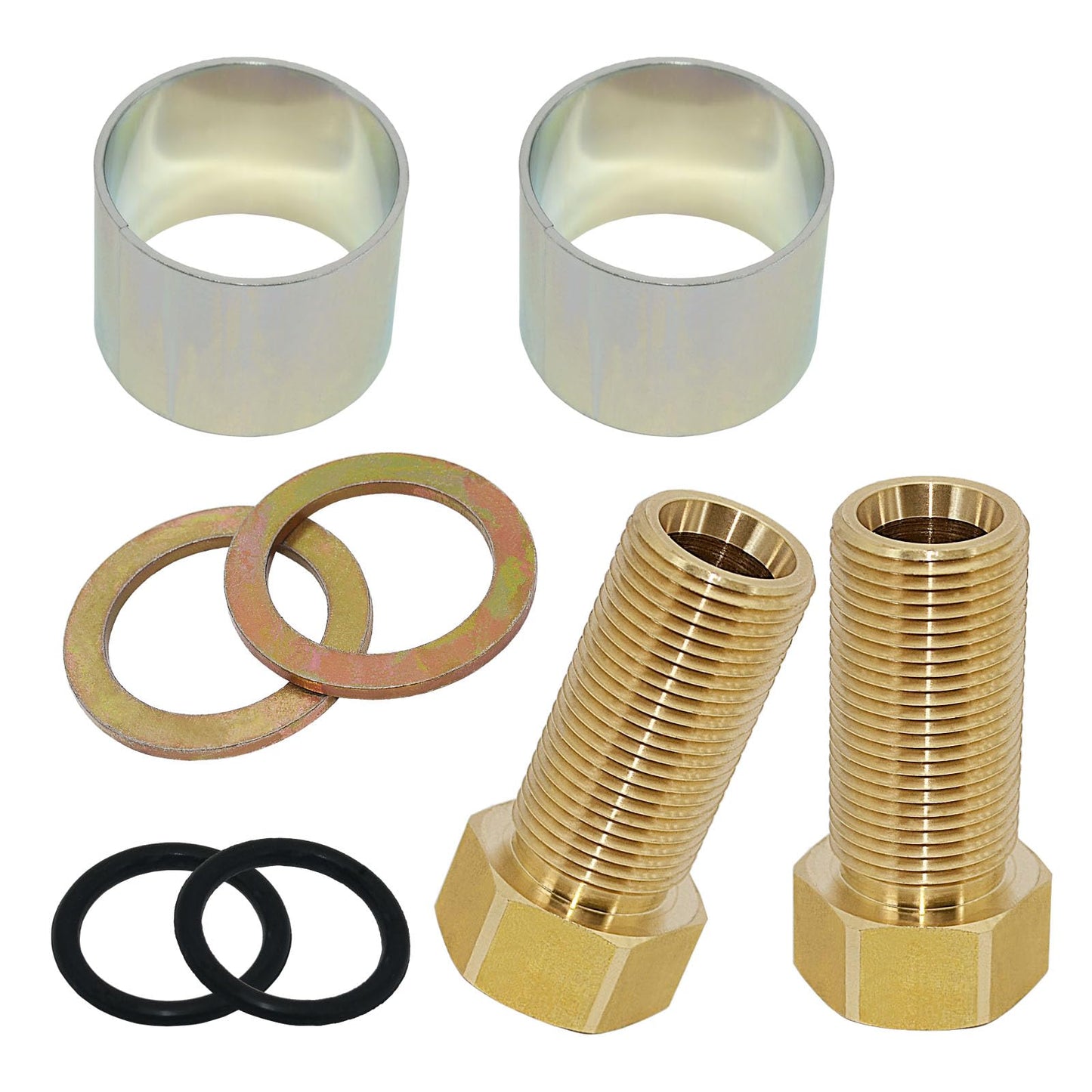1 Set 100818 Thick Countertop Extension Set for Faucet Valves, Faucet Shank Extension