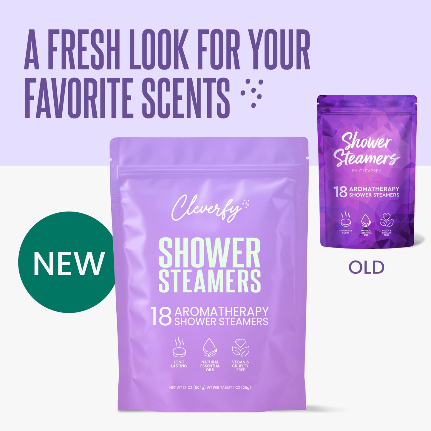 Cleverfy Shower Steamers Aromatherapy for Women and Men – Self-Care Shower Bombs for Stress Relief and Relaxation – 18 Tablets