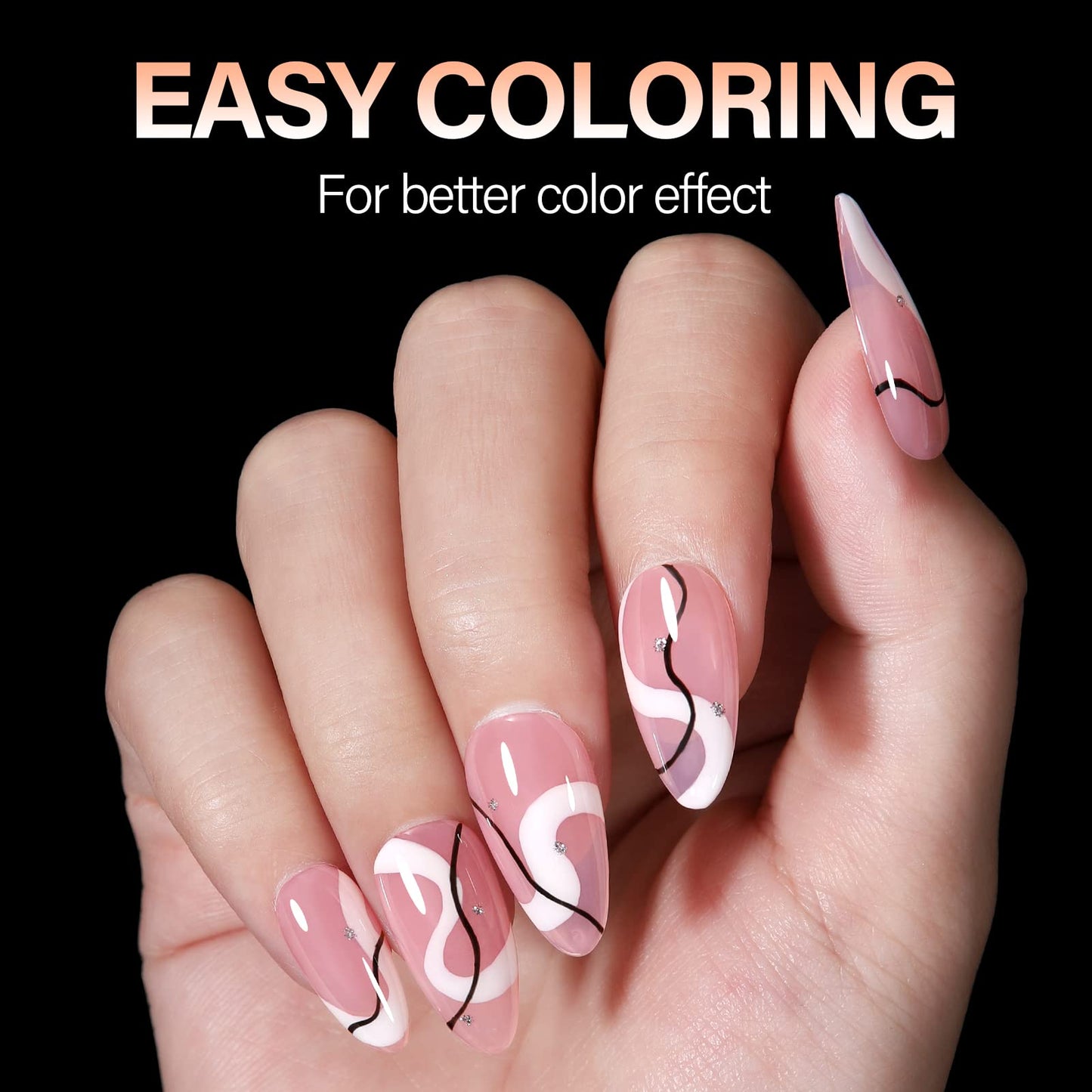 AILLSA Almond Nail Tips 504pcs Clear Nails Tips Gel Full Cover Nails Tip Medium Almond Shaped Fake Soft Nails for Press on Nail Extensions Home DIY Nails Salon- X (12 Sizes)