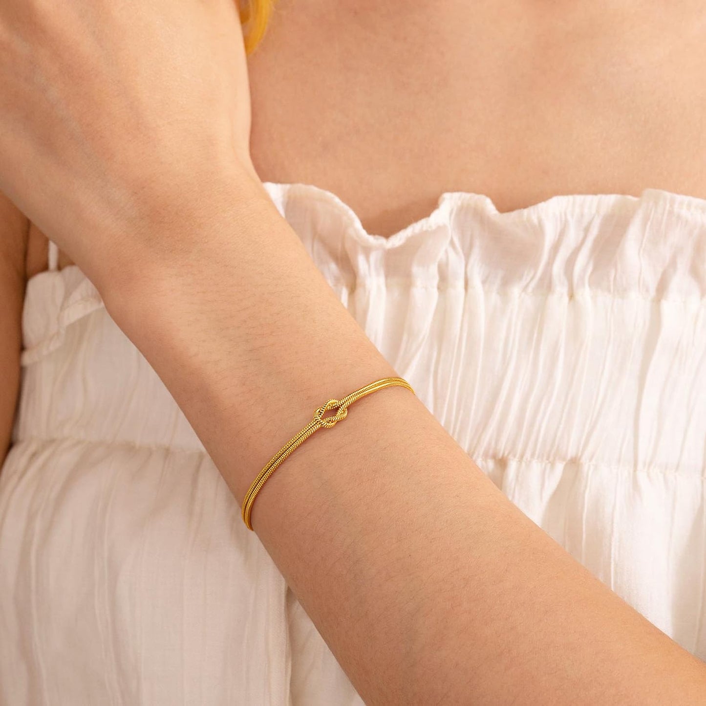 GRCLD Matching Bracelets for Couples Love Knot Bracelet Pinky Promise Soulmate Relationship Friendship Bracelets Forever Infinity Jewelry Gifts for Women Teen Her Him (Mom-Daughter-GS)