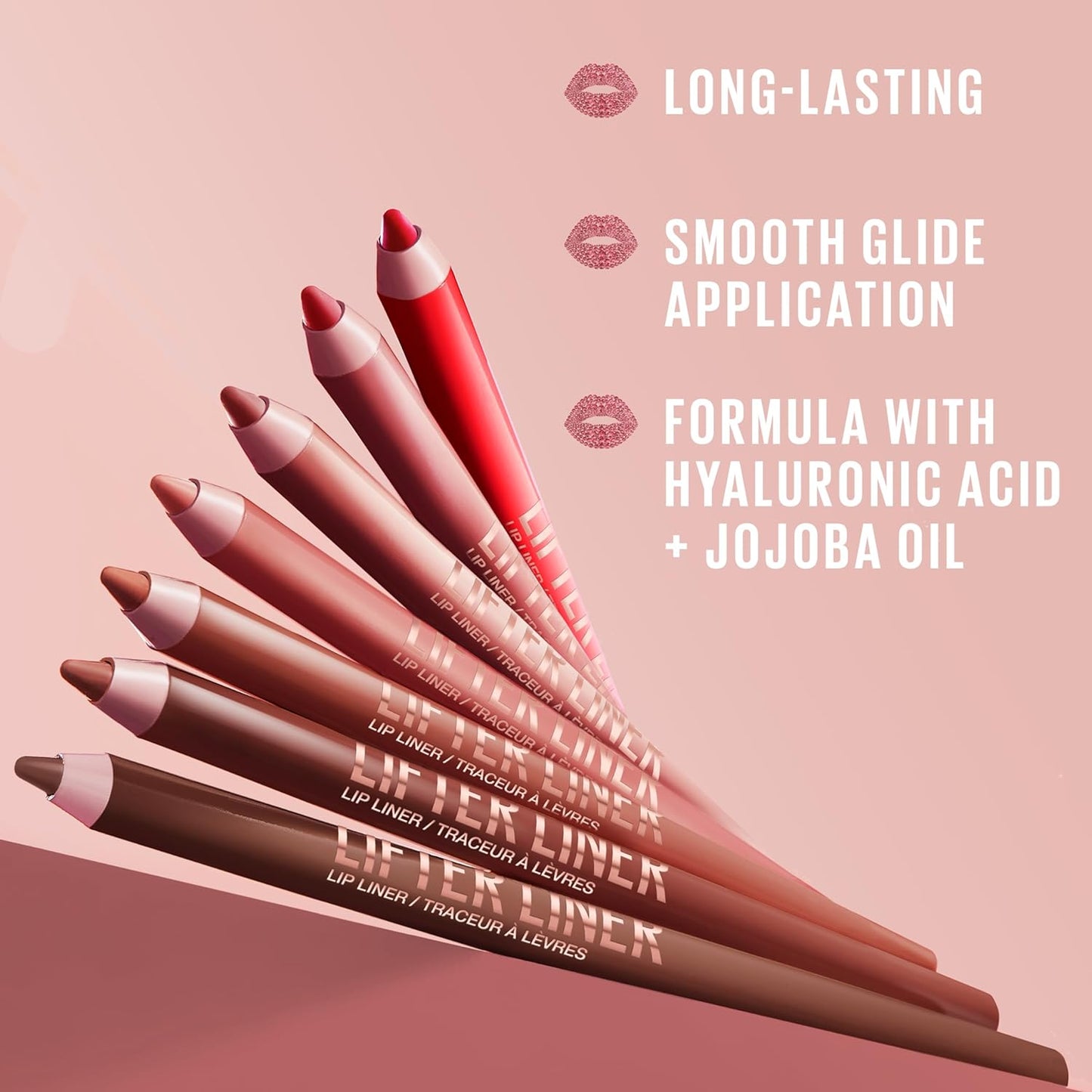 Maybelline Lifter Liner Lip Liner Pencil with Hyaluronic Acid, On It, 1 Count