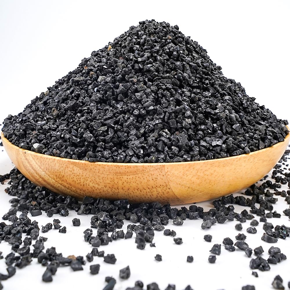 TOYPOPOR 6lb Succulents and Cactus Black Sand, Décor & Additive Tiny Stones, DIY Rocks Gravel, Decorative Pebbles for Bonsai, Fairy Gardening, Terrarium, Vases Fillers, Top Dressing