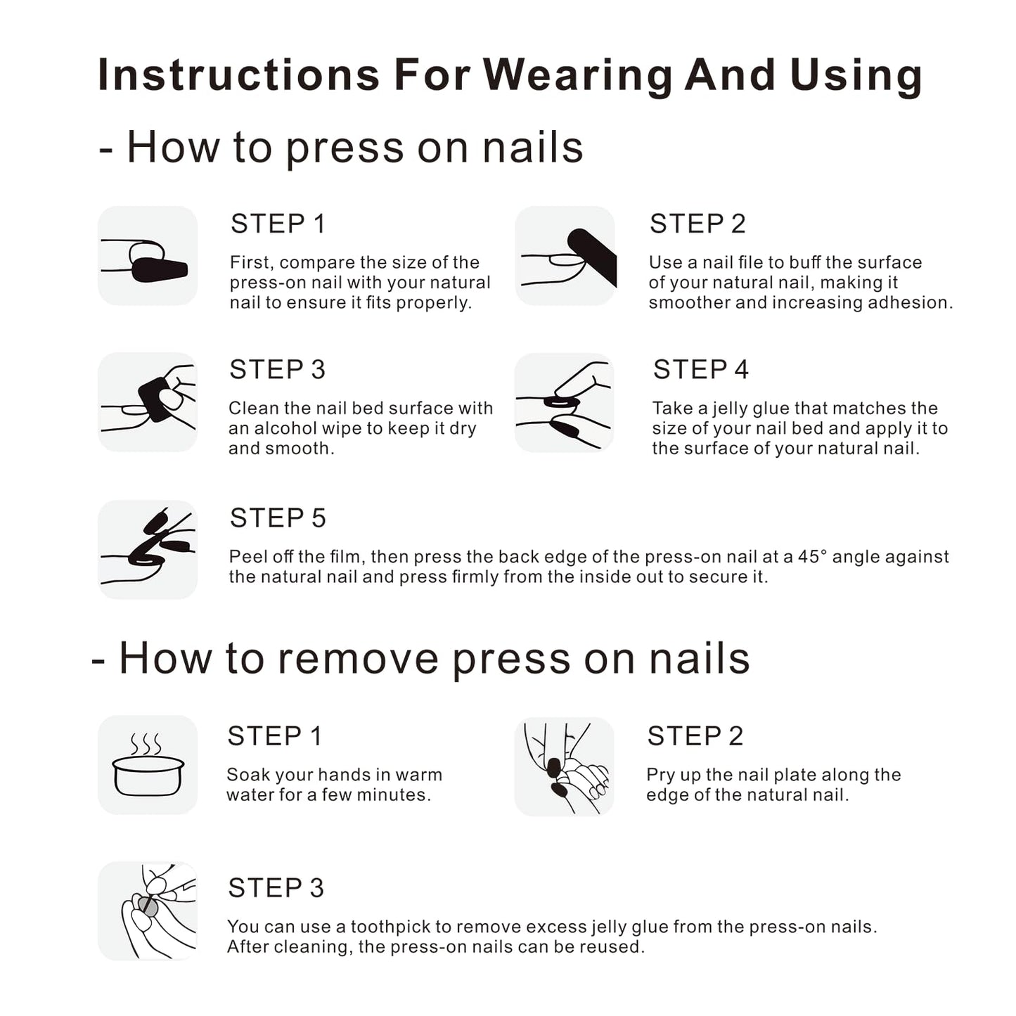 French Tip Press on Nails Medium Almond SWEKKE Fake Nails False Nails with Glitter Leaves Designs Elegant Glossy Glue on Nail Full Cover Nude Acrylic Nails for Women Girls 24Pcs