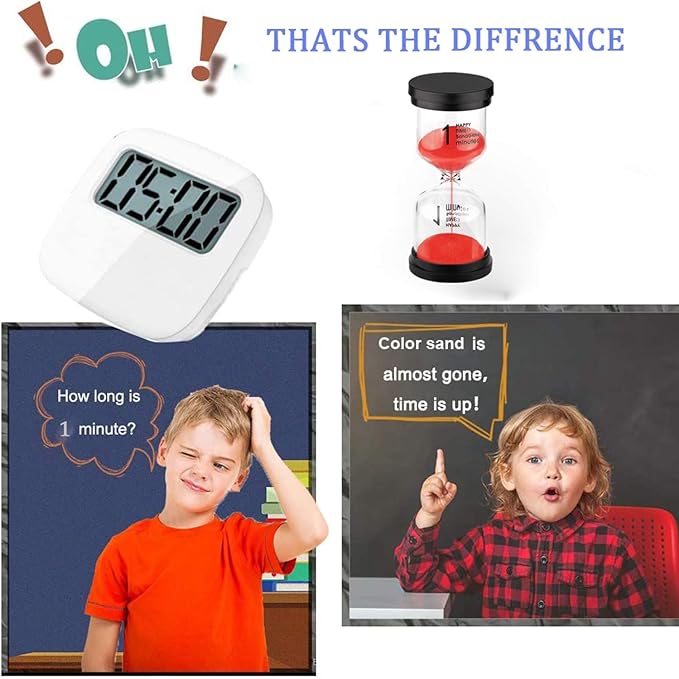 SuLiao 3 Minute Hourglass, Red Sand Watch 3 Min, Small Sand Dial Timer, Plastic Reloj De Arena Three Minutos, Hour Glass Sandglass for Toddlers, Office, Classroom, Games, Kitchen, Decorative