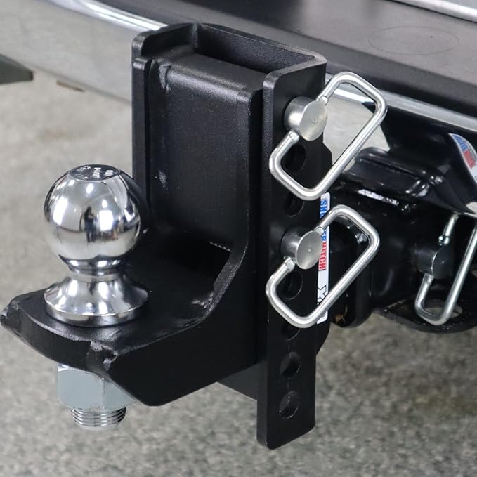 Shocker XR Adjustable Drop Hitch, Fits 2-1/2"Hitch Has 2" Ball 0-7-1/2" Drop