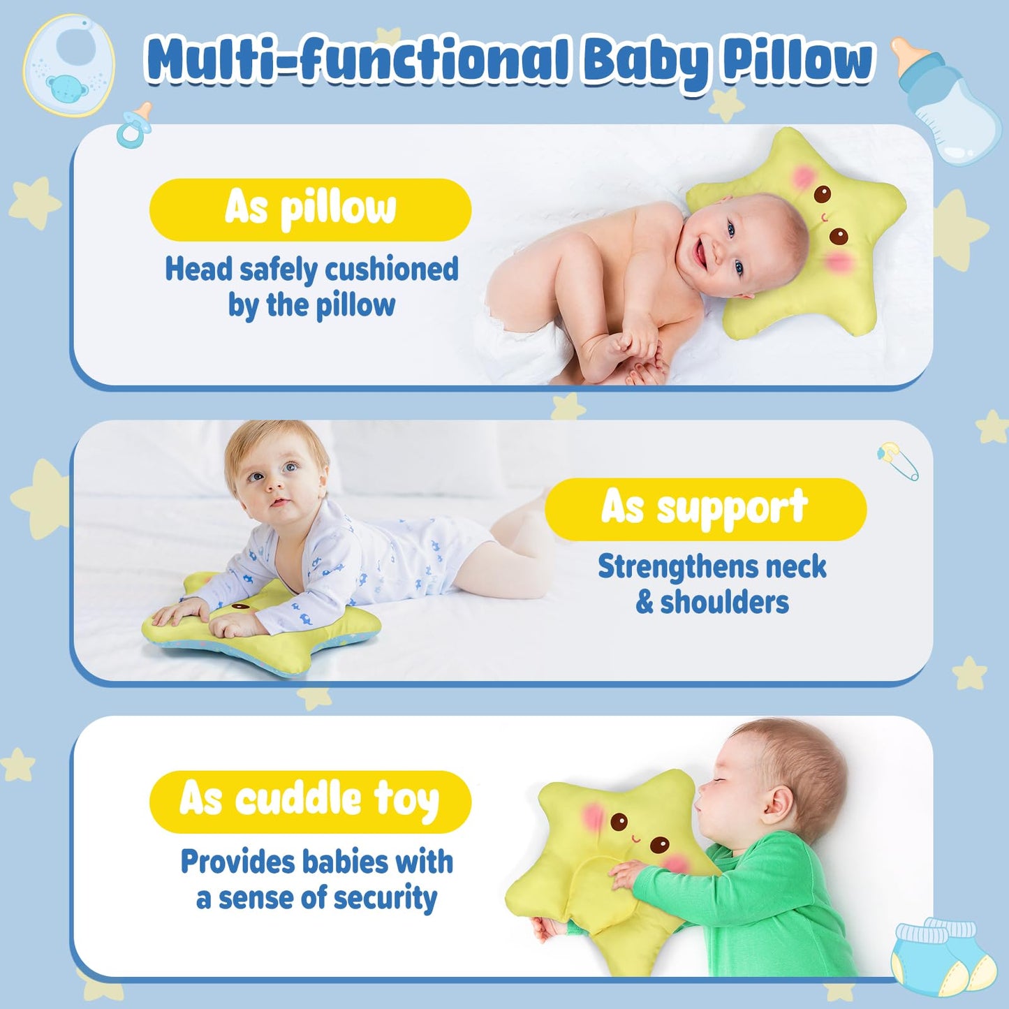 Dr.Rapeti 31x31inch Baby Play Mat, Activity Baby Play Gym with Arch, Playmats & Floor Gyms, Detachable Mirror and Squeaky Soft Set, Thick Non-Toxic Playmats