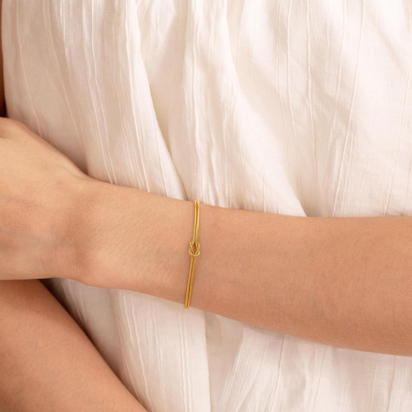 GRCLD Matching Bracelets for Couples Love Knot Bracelet Pinky Promise Soulmate Relationship Friendship Bracelets Forever Infinity Jewelry Gifts for Women Teen Her Him (Mom-Daughter-GS)