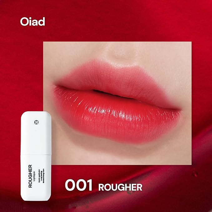 All-Day Lip Set – Liptique (001 ROUGHER) Long Lasting Peel Off Lip Stain & Lip Glow Nourishing Oil