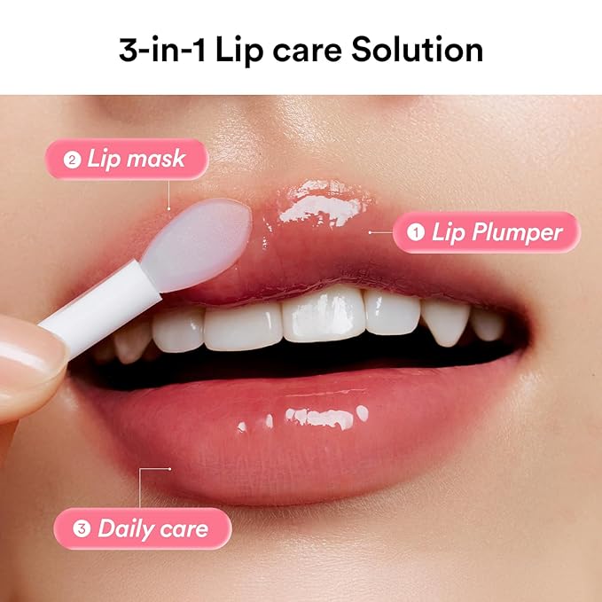 Abib PDRN Collagen Lip Mask Glazed Jelly 0.38 fl oz | Korean Lip Butter Balm Overnight Sleeping Mask Hydrating Care Moisturizer Treatment for Flakey, Dry Lips