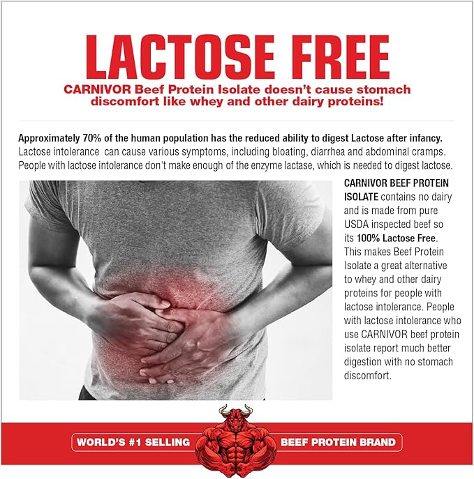 MuscleMeds Carnivor Beef Protein Isolate Powder, Chocolate, 7.47 lbs (003662)