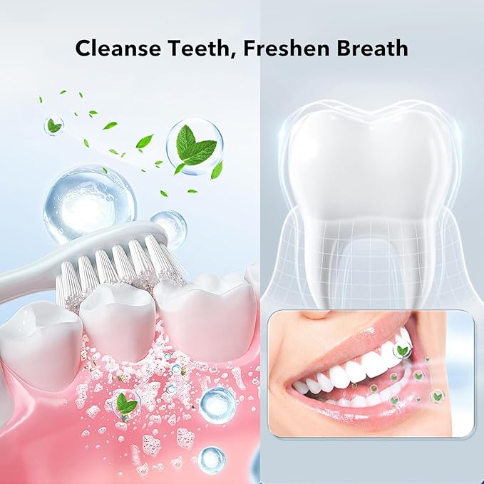 7.5% Nano Hydroxyapatite Toothpastes for Enamel Protection and Tooth Strengthening, Fluoride-Free Cooling Mint, Promotes Fresh Breath, Daily Use for Oral Health Mild Mint, 4.23 Oz（3pcs）