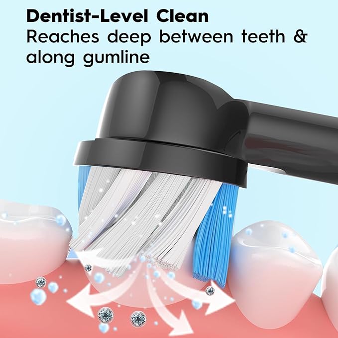 Replacement Toothbrush Heads Compatible with Oral B Pro 1000 Electric Toothbrush,Replacement Brush Heads Refill for Genius X,Smart 1500,Pro 5000,20 Count
