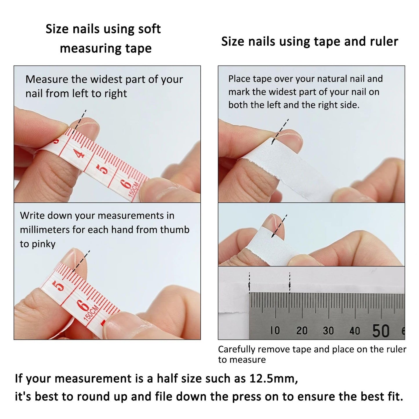 Handmade Gradient Milky white tip Press on Nails style Almond Fake Nails with Glue Stick on Nails for Women Manicure Decoration Bow 10PCS (MT-134-M)
