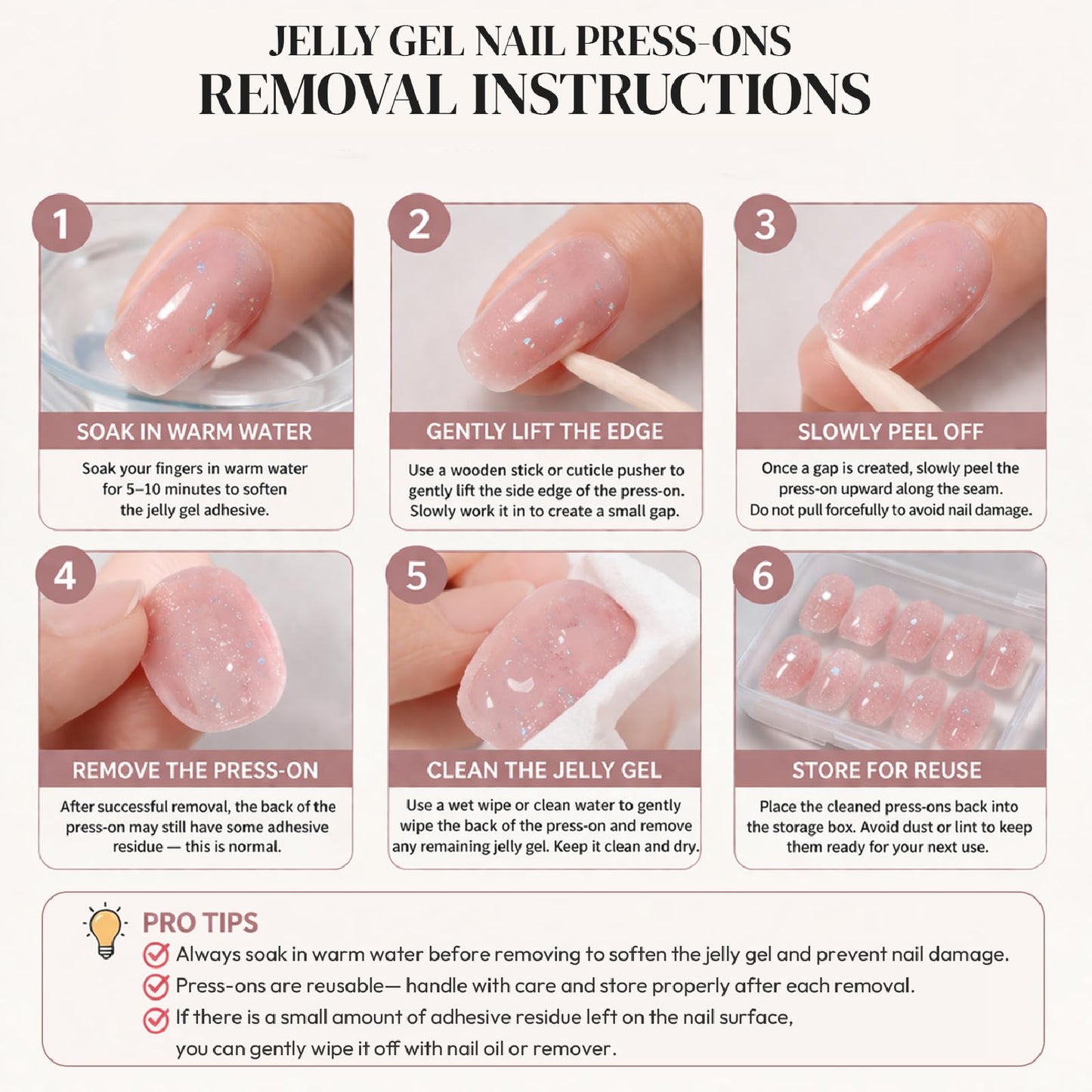 Threelegscat Cute Short Almond Handmade Press on Nails, Gradient Pink 3D Shell Flower Fake Nails Reusable for Women Daily Beach Vacation (Size M)10 PCS