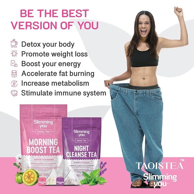 Detox Tea Night Cleanse Tea (2 Pack) - Herbal Tea Detox Cleanse for Weight Loss, Colon Cleanse and Digestive Health, All Natural, Vegan, Non GMO (14 Bags)