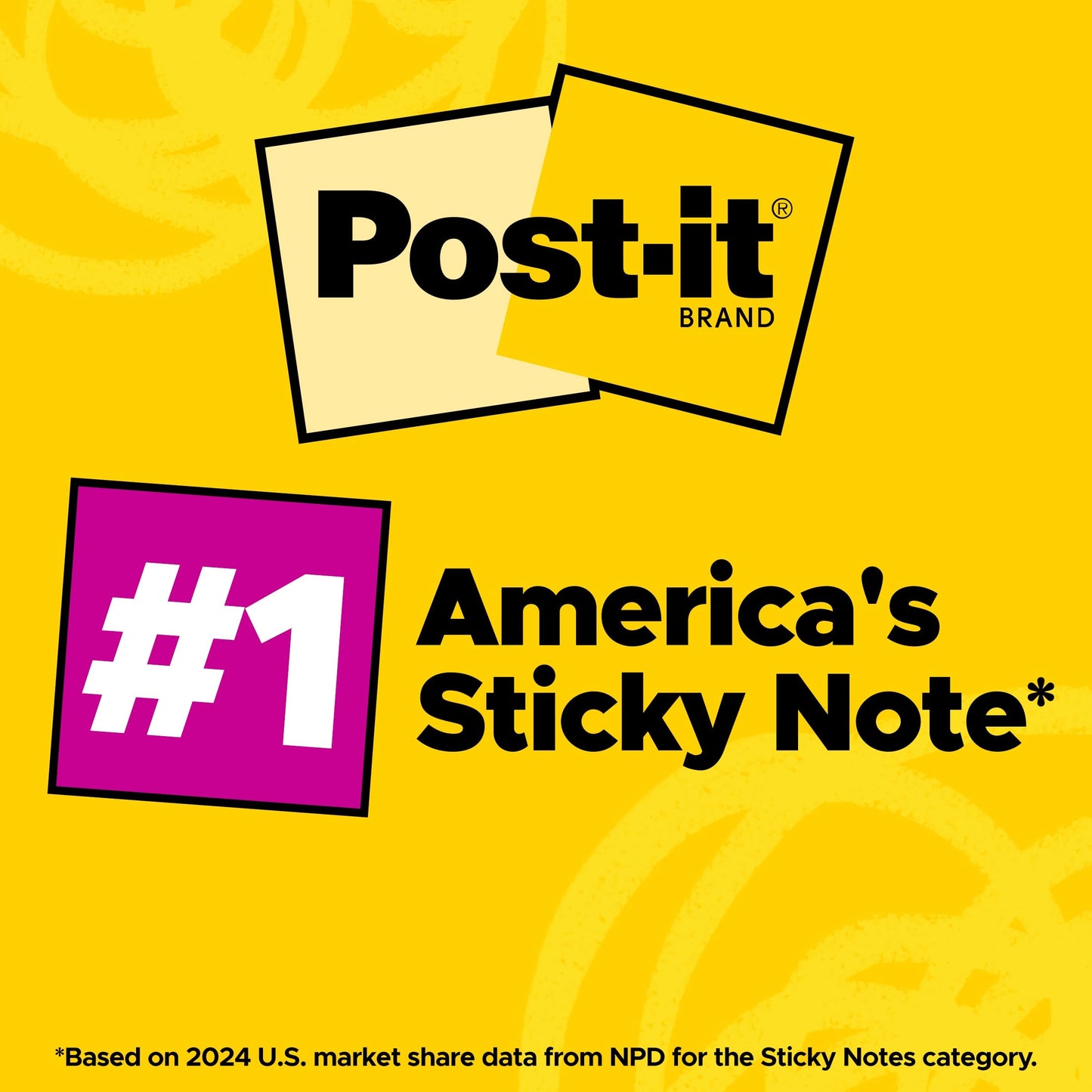 Post-it Dispenser Pop-Up Sticky Notes, 6 Sticky Notes Pads, 3 x 3 in., School Supplies and Oﬃce Supplies, Use with Post-it Note Dispensers, Sunburst Collection
