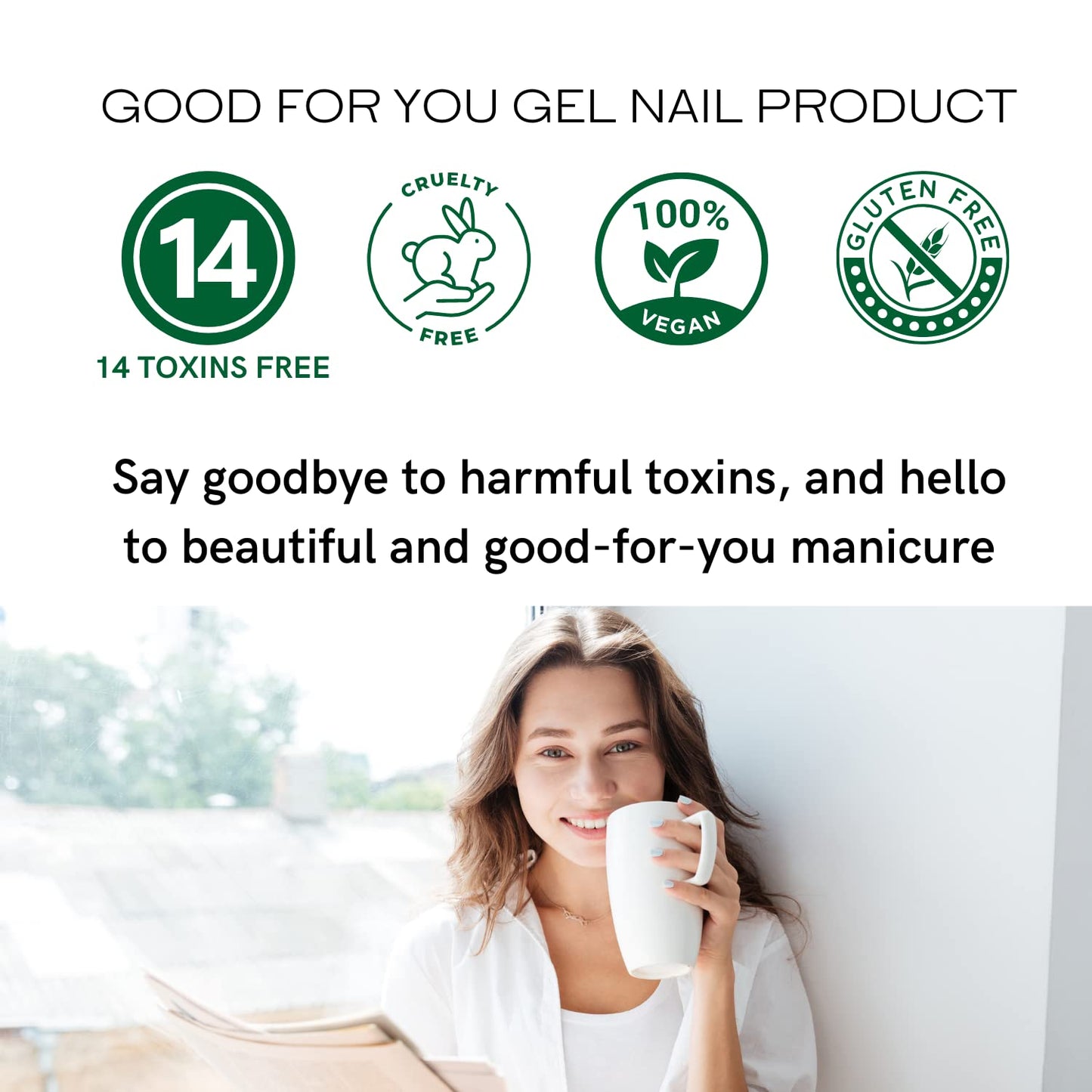 ALICE & BELLA Semi Cured Gel Nail Strips-20 PCS Christmas Tri-Color Cross Stiched Design Nail Strengthening Gel Stickers, Use with UV Light Lamp, Salon Quality Manicure Wraps (Kvitka)