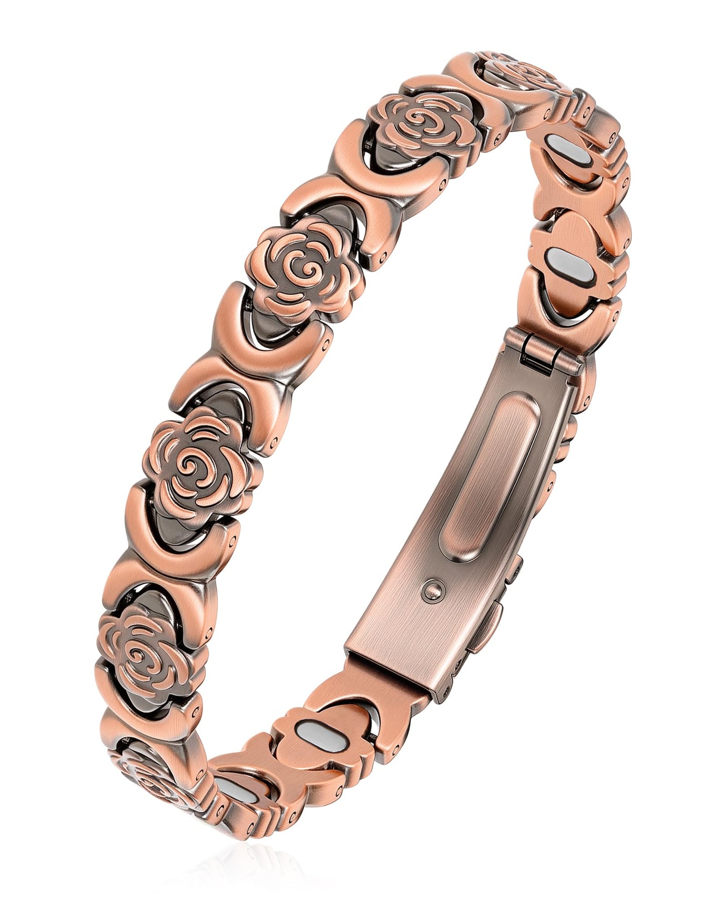 vapeples Ultra Strength Magnetic Bracelets for Women, Pure Copper Bracelet for Women, 5000 Gauss, Adjustable Sizing, Women's Bracelets With Built-in Magnets, Gift Packaging, Fashion Jewelry Gift